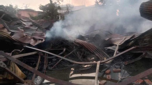 गैरीगाउँमा भएको आगलागीबाट रु एक करोड ६२ लाखको क्षति